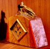 Старинные французские каминные часы «Птички» в стиле "Арт-деко" - Отличный подарок для композитора, оригинальный подарок для певца, прекрасный подарок певице - Французские каминные часы "Птички" первой четверти 20 века, выполненные из натурального камня в стиле «Арт-Деко»