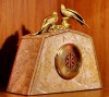 Старинные французские каминные часы «Птички» в стиле "Арт-деко" - Старинные французские каминные часы «Птички» в стиле "Арт-деко"