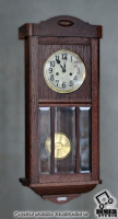 Немецкие настенные часы GUSTAV BECKER с красивым боем