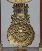Французские часы портик с инкрустацией, в стиле "Ампир", с боем - Французские часы портик с инкрустацией, в стиле "Ампир", с боем