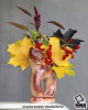 Винтажная вазочка для цветов (пикфлёр) «хвост трубой» из Франции - Винтажная вазочка для цветов (пикфлёр) «хвост трубой» из Франции Необычный подарок на Новый Год Рождество, удивляющий подарок или редкий ценный сувенир - миниатюрная старинная французская вазочка пикфлёр в форме кота покупайте с доставкойпоРоссии в магази