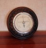 Стильный Английский барометр "SMITHS" первой половины 20 века - Стильный подарок капитану, оригинальный подарок моряку, подарок морпеху, рыбаку - старинный английский барометр "SMITHS" в корпусе из дуба купить в магазине ДариАнтик.рф
