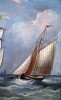 Морской пейзаж, неизвестный художник, Англия конец 19 века - Морской пейзаж, неизвестный художник, Англия конец 19 века