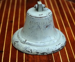 Оригинальная морская рында с океанского лайнера «MS Augustus 1951» - cамый необычный ценный подарок на 66 летие!