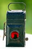 Старинный английский фонарь путевого обходчика - Старинный железнодорожный фонарь (фонарь путевого обходчика) из Англии. Оригинальный предмет в антикварном состоянии