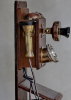 Антикварный Английский настенный телефон начала 20 века - Необычный удивляющий подарок состоятельному связисту телекоммуникатору железнодорожнику антикварный Английский настенный телефон начала 20 века Антикварный Английский настенный телефон начала 20 века
