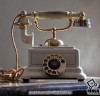 Антикварный настольный телефон Ericsson первой четверти 20 века - Антикварный настольный телефон Ericsson в благородном белом исполнении украсит и с успехом дополнит самый богатый интерьер Антикварный настольный телефон Ericsson первой четверти 20 века