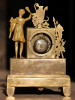 Редкие антикварные каминные часы с боем RICHOND PARIS в стиле «Ампи́р» - Редкие антикварные каминные часы с боем RICHOND PARIS в стиле «Ампи́р»
