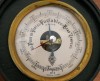 Французский ретро барометр RENAULT в коже - Эксклюзивный сувенир - Французский ретро барометр RENAULT середины 20 века