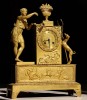 Шикарные редкие Французские каминные часы конца 18  - начала 19 века в стиле Ампир - VIP подарок, эксклюзивный бизнес подарок, отличный подарок для состоятельного господина, быстрая доставка курьером, оригинальный подарок партнеру