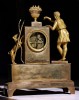 Шикарные редкие Французские каминные часы конца 18  - начала 19 века в стиле Ампир - Шикарные редкие Французские каминные часы конца 18  - начала 19 века в стиле Ампир