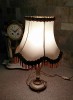 Антикварная лампа ночник с абажуром на основании из оникса - Старинная лампа ночник с абажуром на основании из оникса. Франция, первая половина 20 века. Прекрасный подарок на Новый Год, подарок на новоселье, эксклюзивный бизнес сувенир для женщины руководителя