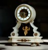 Редкие антикварные часы-качели "скелетон" с ангелочком (Франция, 19 век) - что подарить на юбилей 60 лет женщине у которой все есть - Лучшая идея для VIP подарка, подарка на юбилей или новоселье - антикварные Французские часы качели купить с доставкой по России в магазине ДариАнтик™ Редкие антикварные часы-качели скелетон (Франц