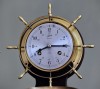 Малые каютные часы-штурвал "Schatz" в комплекте с барометром - Малые каютные часы-штурвал "Schatz" в комплекте с барометром