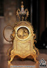 Антикварные каминные часы из Франции: бронза, эмаль "клуазонне", 19 век - Антикварные каминные часы из Франции: бронза, эмаль "клуазонне", 19 век