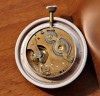 Старинные автомобильные часы "Inventic Swiss" - Классические автомобильные часы "Inventic Swiss" начала 20 века - вид изнутри
