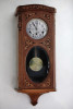 Немецкие настенные часы JUNGHANS с мелодичным  четвертным боем - Немецкие настенные часы JUNGHANS с мелодичным  четвертным боем