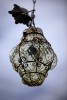 Некрупная старинная подвесная лампа из Венецианского стекла - Небольшая старинная подвесная лампа из Венецианского стекла первой половины 20 века, очень красивый и оригинальный экземпляр купить в магазине ДариАнтик.рф