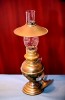 Большая старинная морская каютная лампа с абажуром начала 20 века из США - Морской антиквариат, оригинальный подарок капитану - большая морская каютная лампа конца 19 - начала 20 века из США купить с доставкой в магазине ДариАнтик.рф