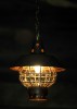 Подвесная лампа, люстра 30х годов из Венецианского стекла "Мурано" с абажуром - Подвесная лампа, люстра 30х годов из Венецианского стекла "Мурано" с абажуром