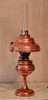 Старинная медная «Парижская» керосиновая лампа 19 века KOSMOS-BRENNER - Традиционная старинная Французская керосиновая лампа с абажуром, сделанная из меди, стекла и украшенная тремя цветными кристаллами. Эта лампа имеет знаменитое европейское клеймо "KOSMOS-BRENNER" и была произведена в конце 19 - начале 20 века. Необычный и 